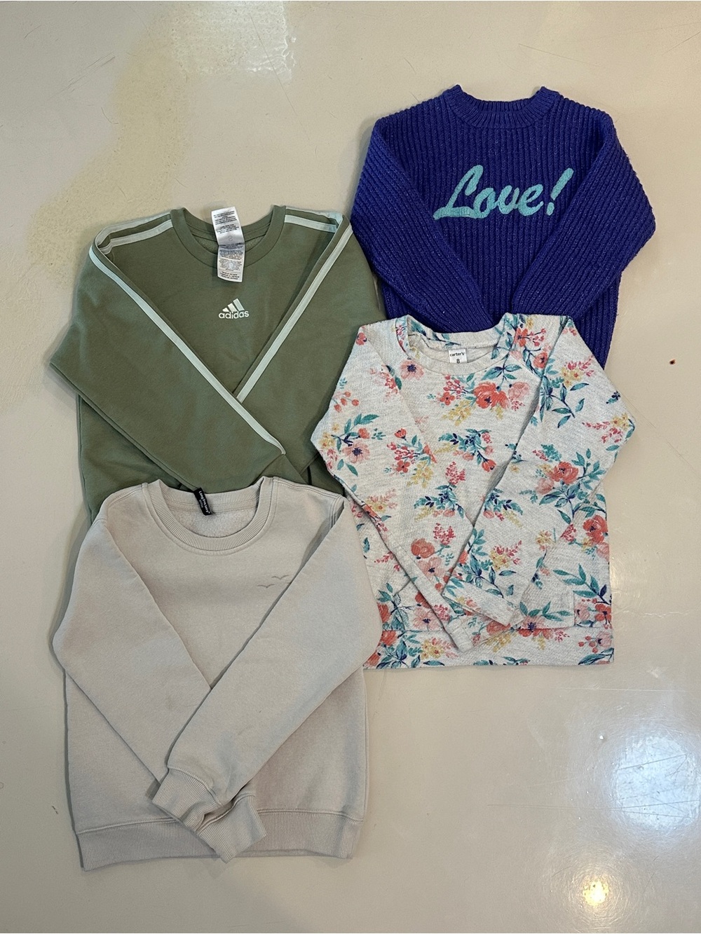 Girls size 7-8 name brand sweater lot